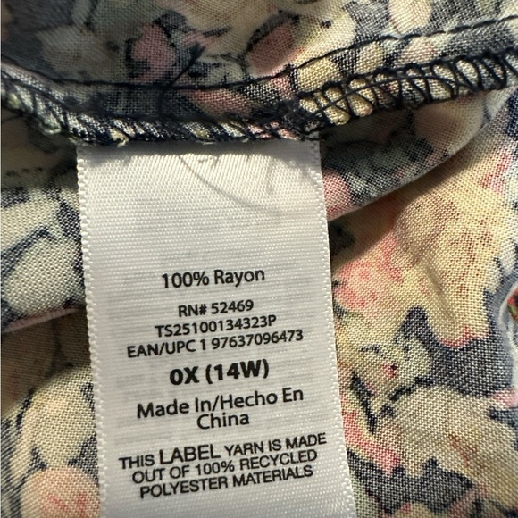 Terra & Sky Yellow and Black Floral Maxi Dress - Picture 6 of 7